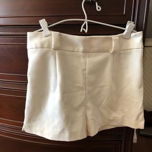 H&M high waisted white shorts